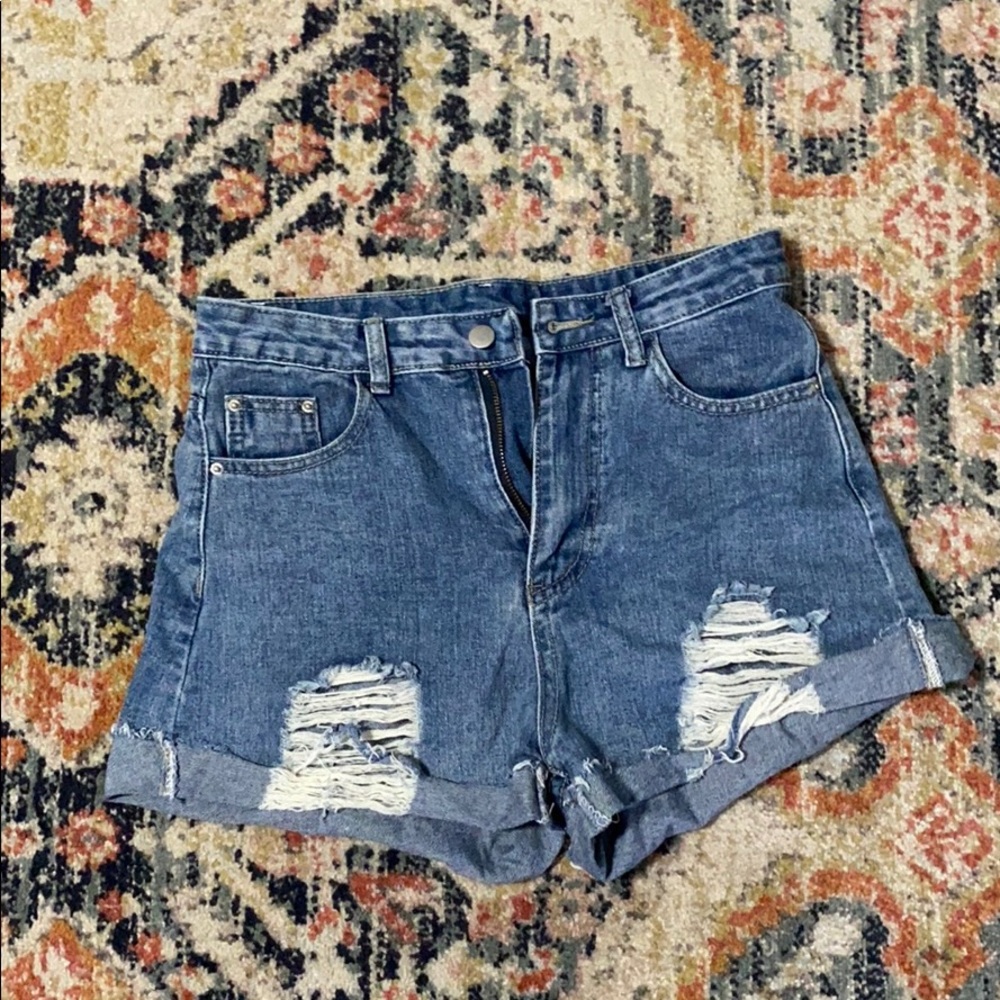 Shein Blue Jean shorts